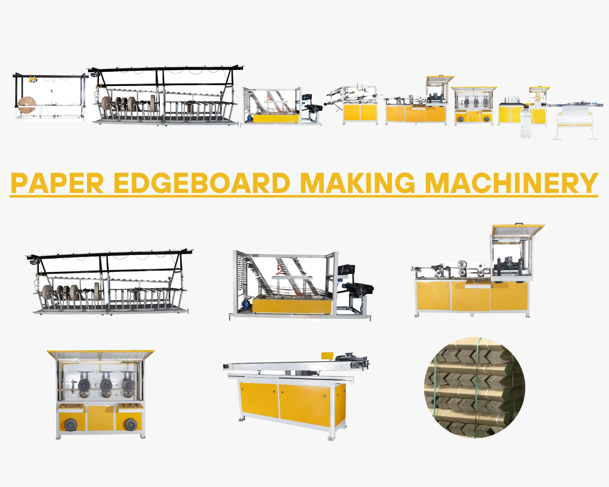 Paper Edge Protector Machine